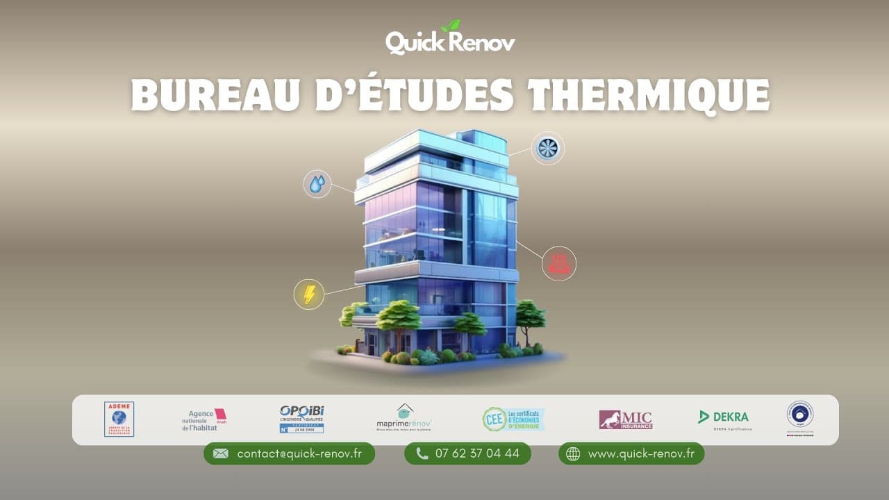 Vidéo bureau d'étude thermique — Optimisation énergétique