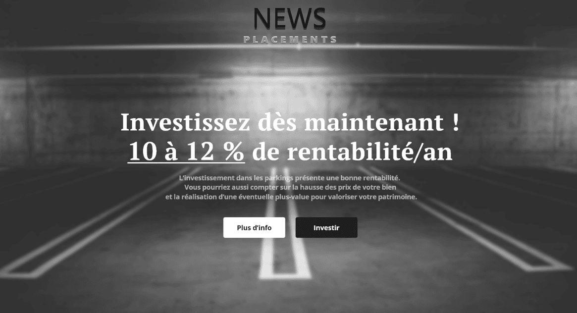 Newsletter Parking — Rendement